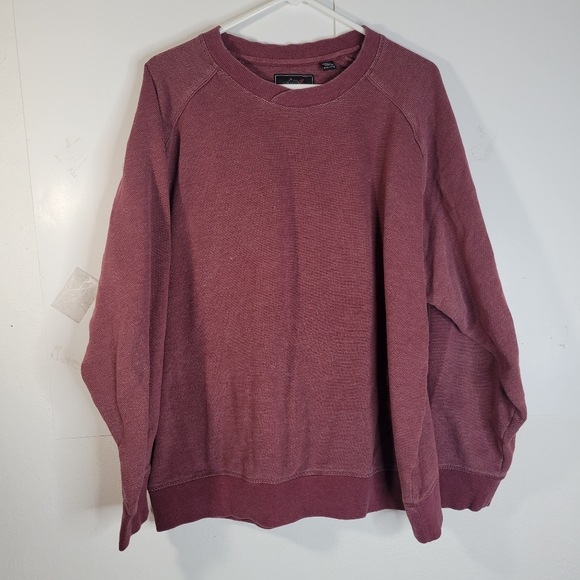Mens Greg Norman Sweatshirt Red Size XXL One cuff might be a bit stretched out - Picture 2 of 11